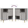 vidaXL Sideboard Grau Sonoma 60x35x70 cm Holzwerkstoff