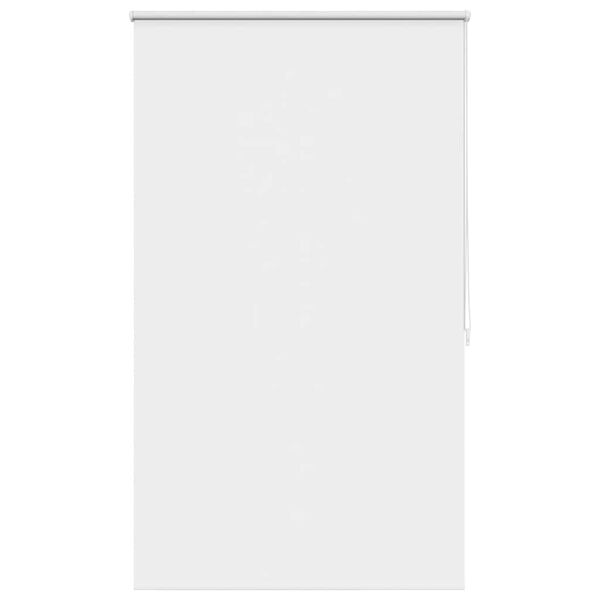vidaXL Verdunkelungsrollo 124,4 x 175 cm, Stoffbreite 120 cm, Wei&szlig;