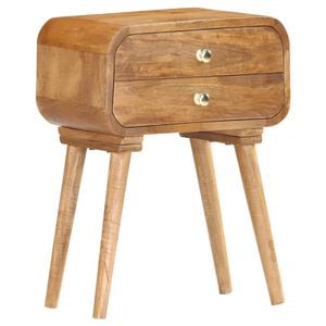vidaXL Nachttisch 43&times;30&times;58 cm Massivholz Mango