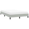 vidaXL Bettgestell ohne Matratze Hellgrau 120x220 cm Samt