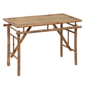 vidaXL Gartentisch Klappbar 115x50x75 cm Bambus