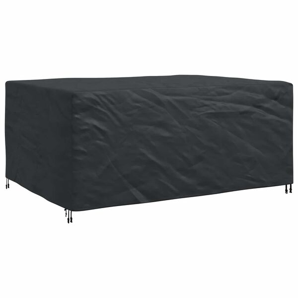 vidaXL M&ouml;belbezug Uni Schwarz 240 x 160 x 100 cm 600D