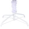 vidaXL K&uuml;nstlicher Weihnachtsbaum Wei&szlig; 210 cm PVC und Stahl