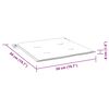 vidaXL Gartenstuhl-Kissen 4 Stk. Rosa 50x50x4 cm Stoff