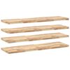 vidaXL Schweberegale 4 Stk. 120x40x4 cm Massivholz Akazie Unbehandelt