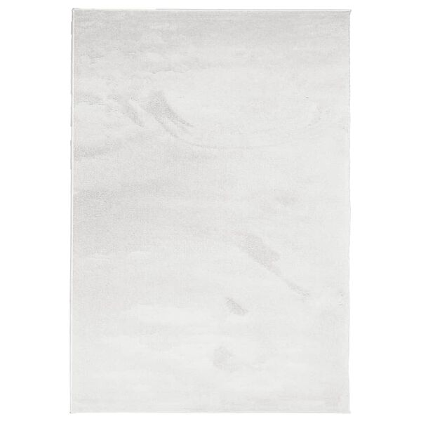 vidaXL Teppich OVIEDO Kurzflor Grau 200x280 cm