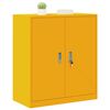 vidaXL Aufbewahrungsschrank Senfgelb 80 x 40 x 90 cm Stahl