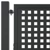 vidaXL Gartentor Anthrazit 100x100 cm Stahl