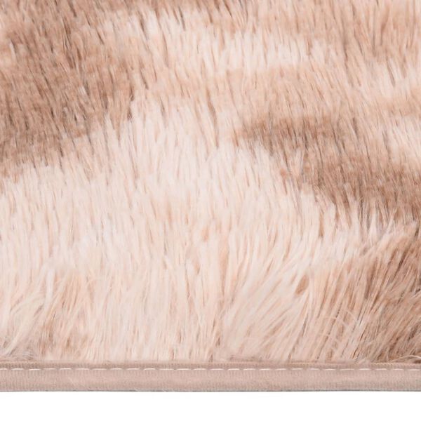 vidaXL Shaggy-Teppich Creme 200x140 cm