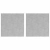 vidaXL Stufenmatten 2 stk. 40 x 40 cm Silber Aluminium Quadratisch