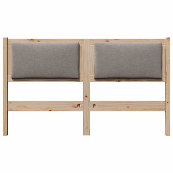 vidaXL Kopfteil Sonstiges Braun 160 cm Massivholz Kiefer