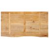 vidaXL Tischplatte mit Baumkante 110x60x3,8 cm Massivholz Mango