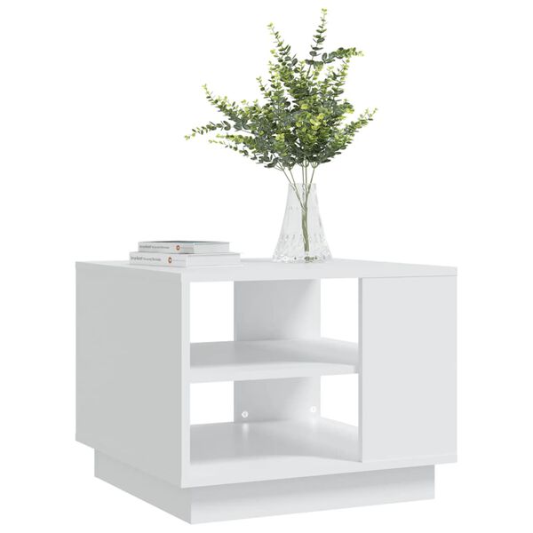 vidaXL Couchtisch Wei&szlig; 55x55x43 cm Holzwerkstoff