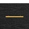vidaXL Nachttisch 2 pcs Schwarz 40 x 35 x 47,5 cm Holzwerkstoff