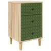 vidaXL Nachttisch GELEEN Sonoma-Eiche 36 x 33 x 60 cm Holzwerkstoff