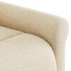 vidaXL Relaxsessel Elektrisch Creme Stoff