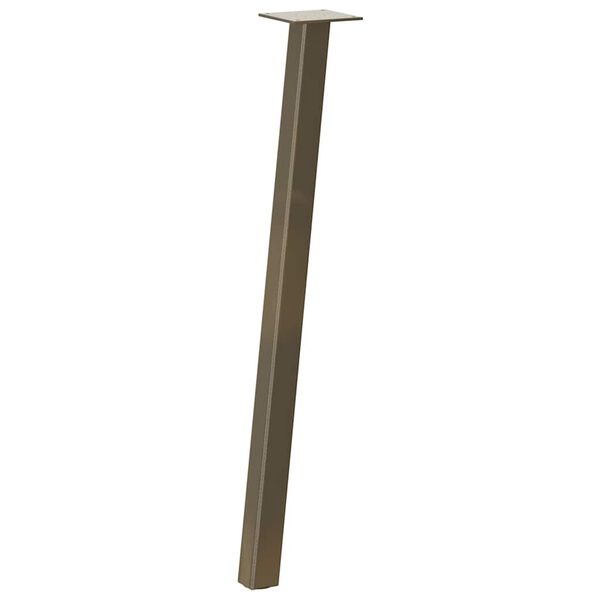 vidaXL Konsolentischbeine 4 Stk. Naturstahl 72 cm Stahl