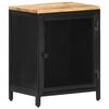 vidaXL Nachttisch 40x30x53 cm Raues Mango-Massivholz