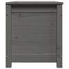 vidaXL Truhe Grau 80x40x45,5 cm Massivholz Kiefer