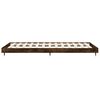 vidaXL Bettgestell ohne Matratze R&auml;uchereiche 100x200 cm Holzwerkstoff
