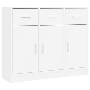 vidaXL Sideboard Wei&szlig; 91 x 28 x 75 cm Holzwerkstoff