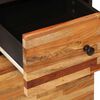 vidaXL Badezimmer Sets mit Schubladen mit Regal Natur Massivholz Mango