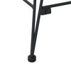 vidaXL Barstuhl 2 pcs Natur 44,5 x 54,5 x 97,5 cm Rattan und Eisen