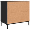 vidaXL Nachttisch Schwarz 63,5 x 36 x 61 cm Holzwerkstoff