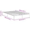 vidaXL Ottoman Bettgestell Schwarze Eiche 203 x 140 x 25 cm