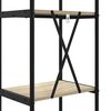 vidaXL B&uuml;cherregal Sonoma-Eiche 40 x 30 x 109 cm Holzwerkstoff