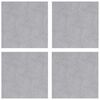 vidaXL Treppe Tritt Quadratisch 4 pcs Silber 30 x 30 cm Aluminium