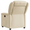 vidaXL Relaxsessel Creme Stoff