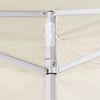 vidaXL Party-Zelt Creme 291 x 291 x 315 cm Oxford-Stoff