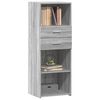 vidaXL Highboard Grau Sonoma 45x42,5x124 cm Holzwerkstoff