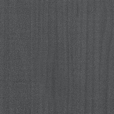 vidaXL Pflanzkübel Grau 100x50x50 cm Massivholz Kiefer