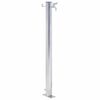 vidaXL Wassers&auml;ule f&uuml;r den Garten 100 cm Edelstahl Rund