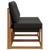 vidaXL 2 St&uuml;ck Outdoor Mittelsofa