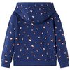 Kinder-Kapuzenpullover Marineblau 128