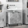 vidaXL Waschbeckenschrank Beton Grau 60,5 x 33,5 x 61 cm Holzwerkstoff