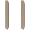 vidaXL Kopfteil Ohr Braun 80 x 16 x 4 cm PVC