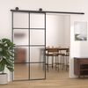 vidaXL Schiebet&uuml;r mit Beschlag 102,5x205 cm ESG-Glas & Aluminium
