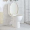 vidaXL Toilettensitz mit Absenkautomatik und Quick-Release-Design Wei&szlig;