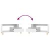 vidaXL Couchtisch Wei&szlig; 90x49x45 cm Holzwerkstoff