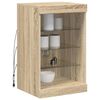 vidaXL Sideboard mit LED-Leuchten Sonoma-Eiche 41x37x67 cm