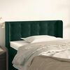 vidaXL Kopfteil mit Ohren Dunkelgr&uuml;n 83x16x78/88 cm Samt