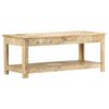 vidaXL Couchtisch 110 x 50 x 45 cm Handgemalt Massivholz Mango