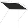 vidaXL Einziehbare Markise 150×150 cm Anthrazit
