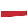 vidaXL Seitenmarkise Ausziehbar 117x600 cm Rot