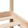 vidaXL Bettgestell mit Kopfteil ohne Matratze 75x190 cm