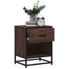 vidaXL Nachttische 2 Stk. Braun Eichen-Optik 40x31x50 cm Holzwerkstoff